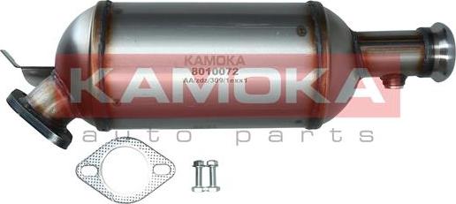 Kamoka 8010072 - Nosēdumu / Daļiņu filtrs, Izplūdes gāzu sistēma xparts.lv