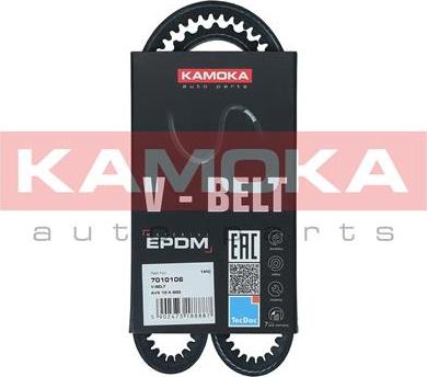 Kamoka 7010106 - Клиновой ремень, поперечные рёбра xparts.lv