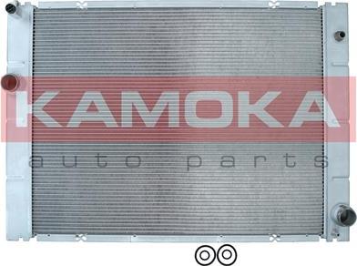 Kamoka 7700022 - Радиатор, охлаждение двигателя xparts.lv