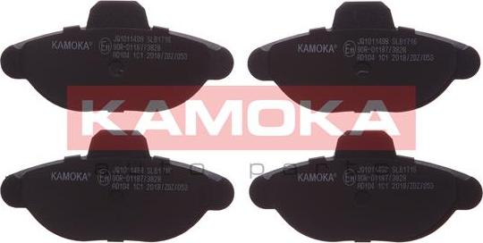 Kamoka JQ1011498 - Brake Pad Set, disc brake xparts.lv