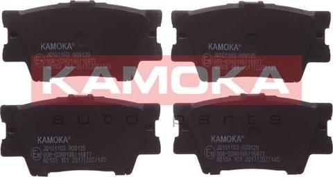 Kamoka JQ101103 - Brake Pad Set, disc brake xparts.lv