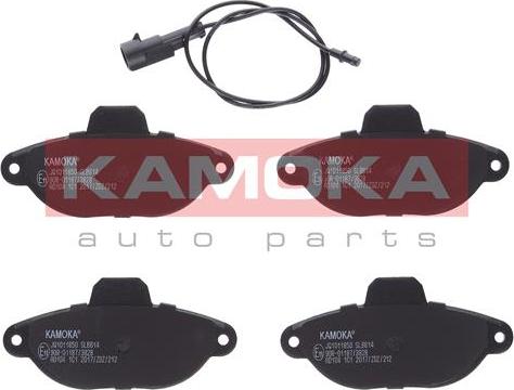 Kamoka JQ1011850 - Тормозные колодки, дисковые, комплект xparts.lv