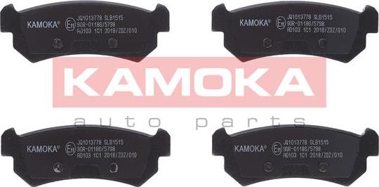 Kamoka JQ1013778 - Brake Pad Set, disc brake xparts.lv