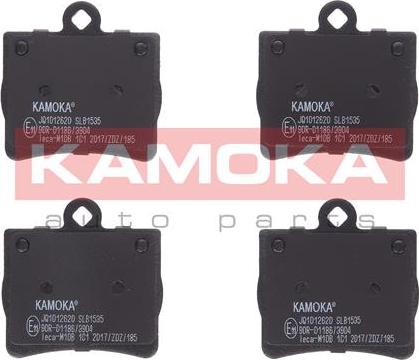 Kamoka JQ1012620 - Тормозные колодки, дисковые, комплект xparts.lv
