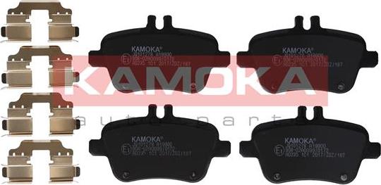 Kamoka JQ101278 - Тормозные колодки, дисковые, комплект xparts.lv