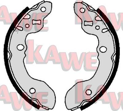Kawe 06880 - Комплект тормозных колодок, барабанные xparts.lv