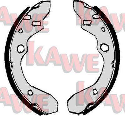 Kawe 07010 - Brake Shoe Set xparts.lv