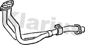Klarius 130124 - Труба выхлопного газа xparts.lv