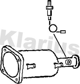 Klarius 390192 - Nosēdumu / Daļiņu filtrs, Izplūdes gāzu sistēma xparts.lv