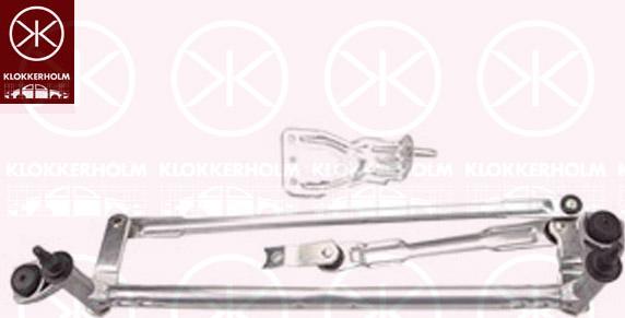 Klokkerholm 95243280 - Stiklu tīrītāja sviru un stiepņu sistēma xparts.lv