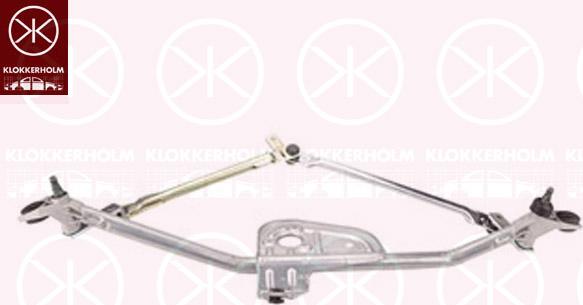 Klokkerholm 00143280 - Система тяг и рычагов привода стеклоочистителя xparts.lv