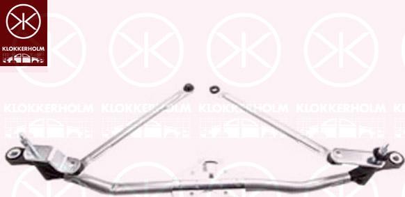Klokkerholm 75153280 - Система тяг и рычагов привода стеклоочистителя xparts.lv