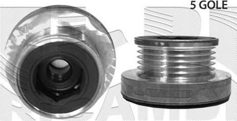 KM International FI12860 - Pulley, alternator, freewheel clutch xparts.lv