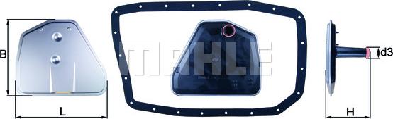KNECHT HX 162D - Hidraulinis filtras, automatinė transmisija xparts.lv