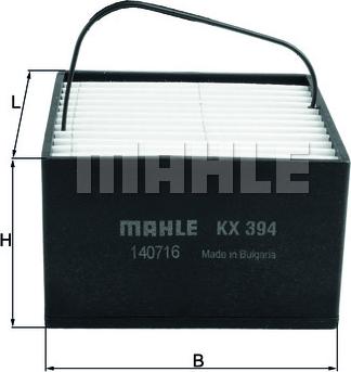 KNECHT KX 394 - Топливный фильтр xparts.lv