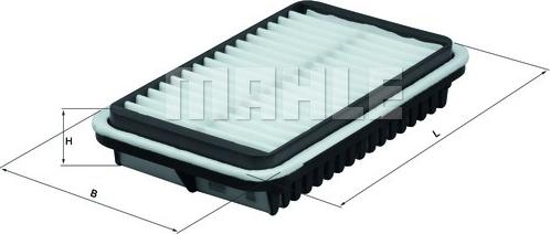 KNECHT LX 1588 - Air Filter xparts.lv