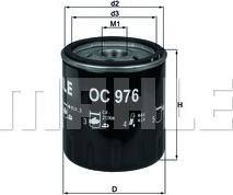 KNECHT OC 976 - Oil Filter xparts.lv