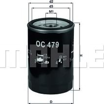 KNECHT OC 479 - Oil Filter xparts.lv