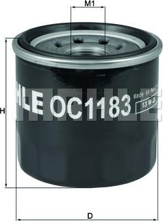 KNECHT OC 1183 - Oil Filter xparts.lv