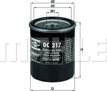 KNECHT OC 217 - Oil Filter xparts.lv