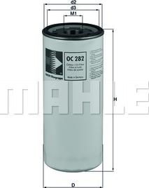 KNECHT OC 282 - Oil Filter xparts.lv