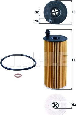 KNECHT OX 404D - Oil Filter xparts.lv
