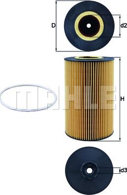 KNECHT OX 425D - Oil Filter xparts.lv