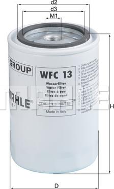 KNECHT WFC 13 - Coolant Filter xparts.lv