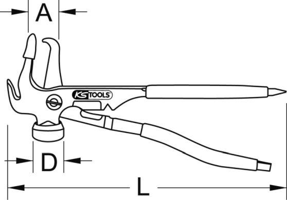 KS Tools 150.2740 - Montāžas instrumentu komplekts, Riteņa rumba / gultnis xparts.lv
