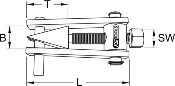 KS Tools BT591550 - Uzstādīšanas instrumentu komplekts, Gāzu sadales mehānisms xparts.lv