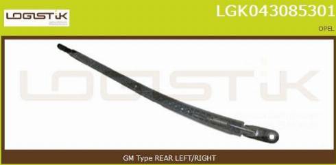 LGK LGK043085301 - Stikla tīrītāja svira, Stiklu tīrīšanas sistēma xparts.lv
