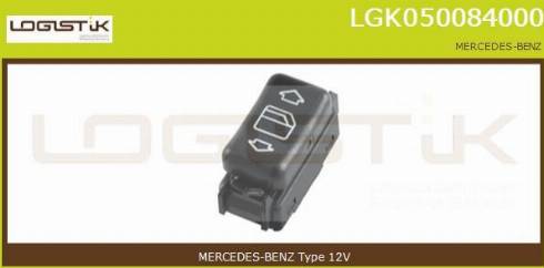 LGK LGK050084000 - Slēdzis, Stikla pacēlājmehānisms xparts.lv