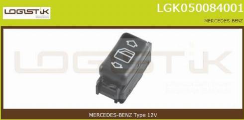 LGK LGK050084001 - Slēdzis, Stikla pacēlājmehānisms xparts.lv