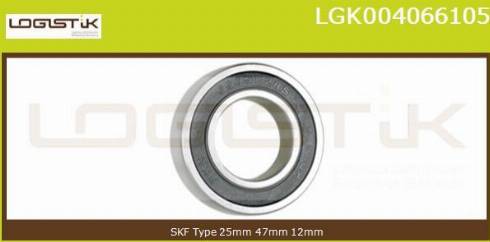 LGK LGK004066105 - Подшипник xparts.lv