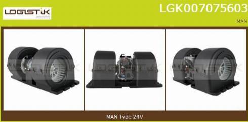 LGK LGK007075603 - Interior Blower xparts.lv