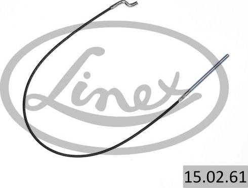 Linex 15.02.61 - Тросик, cтояночный тормоз xparts.lv