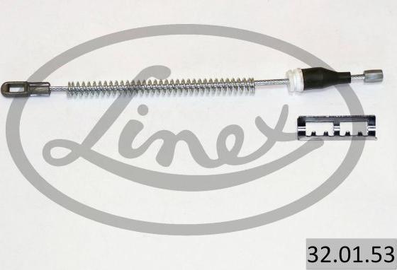 Linex 32.01.53 - Cable, parking brake xparts.lv