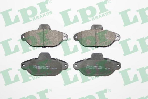 LPR 05P464 - Brake Pad Set, disc brake xparts.lv