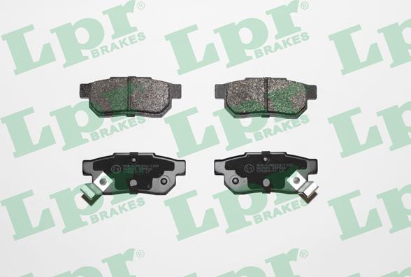 LPR 05P506 - Тормозные колодки, дисковые, комплект xparts.lv