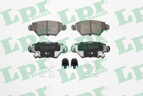 LPR 05P699 - Brake Pad Set, disc brake xparts.lv
