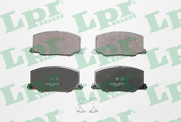 LPR 05P068 - Brake Pad Set, disc brake xparts.lv