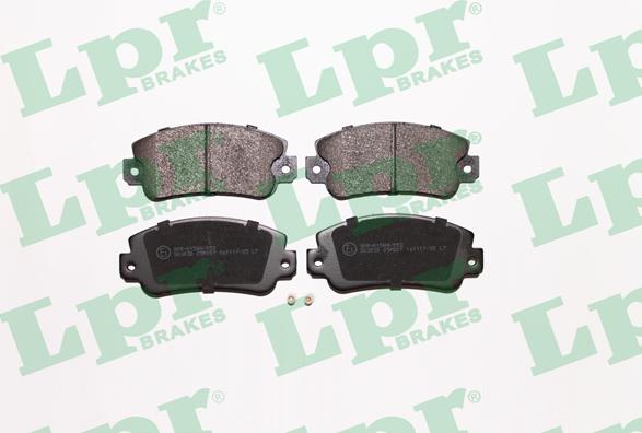 LPR 05P007 - Brake Pad Set, disc brake xparts.lv