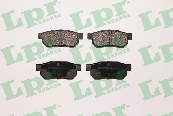 LPR 05P072 - Brake Pad Set, disc brake xparts.lv