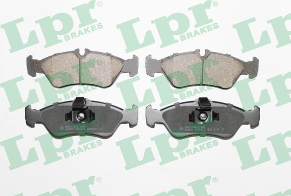 LPR 05P1611 - Brake Pad Set, disc brake xparts.lv