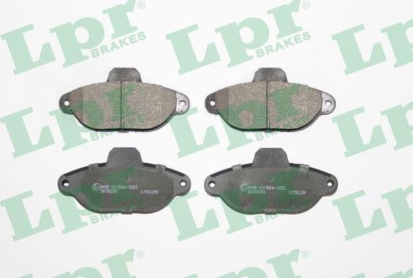 LPR 05P1191 - Brake Pad Set, disc brake xparts.lv