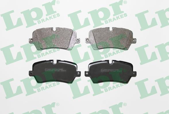 LPR 05P1801 - Brake Pad Set, disc brake xparts.lv