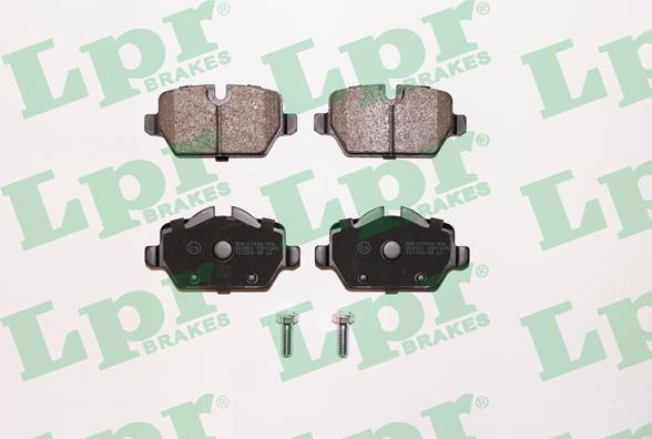 LPR 05P1249 - Brake Pad Set, disc brake xparts.lv