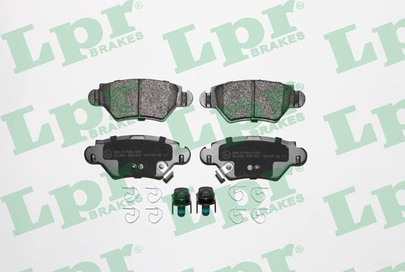 LPR 05P1227 - Brake Pad Set, disc brake xparts.lv
