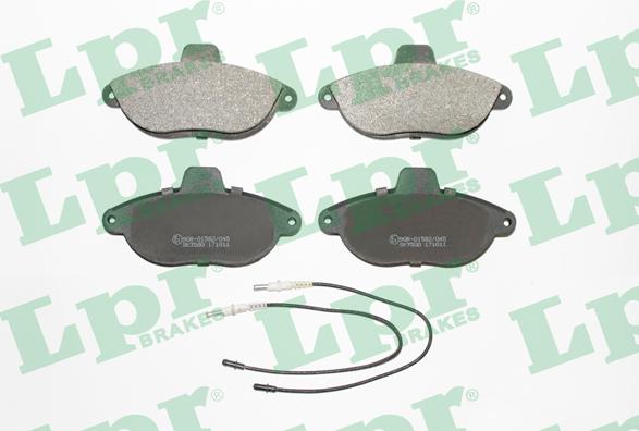 LPR 05P346 - Brake Pad Set, disc brake xparts.lv