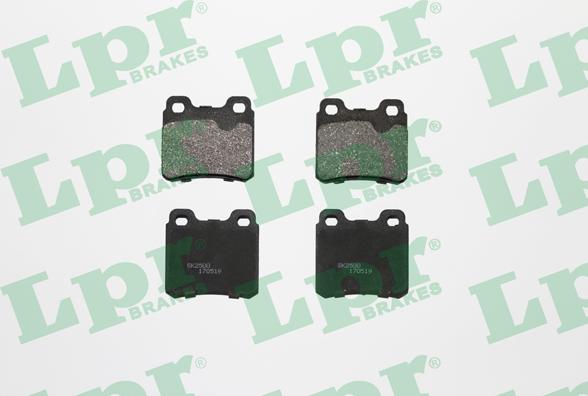 LPR 05P317 - Тормозные колодки, дисковые, комплект xparts.lv